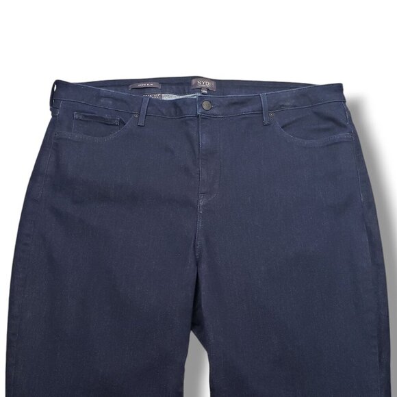 NYDJ Sheri Slim Jeans Womens 20W Lift Tuck High Rise Dark Wash - Picture 2 of 10